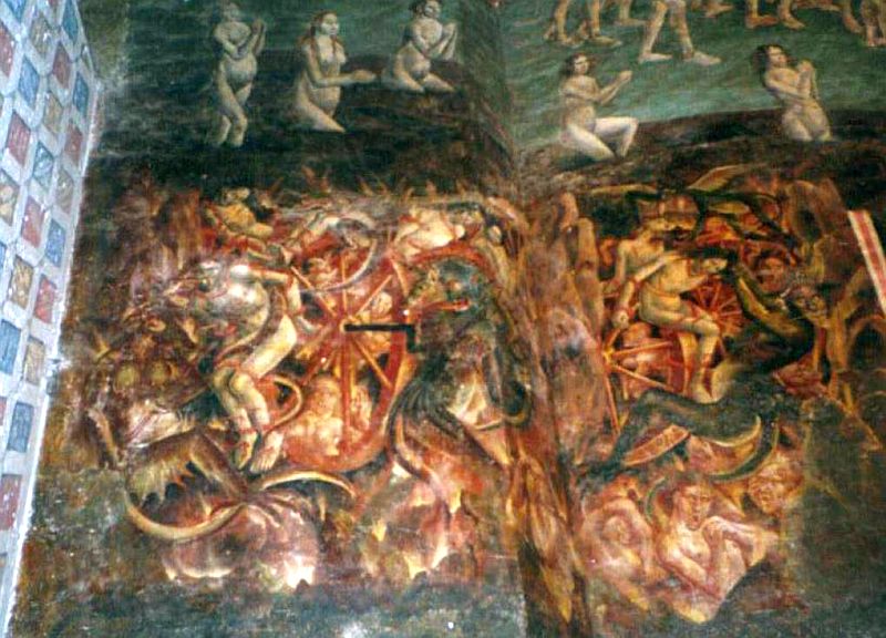 fresque du jugement dernier cath&eacute;drale d'Albi