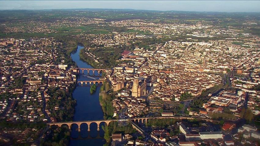 Vue d'Albi et du Tarn