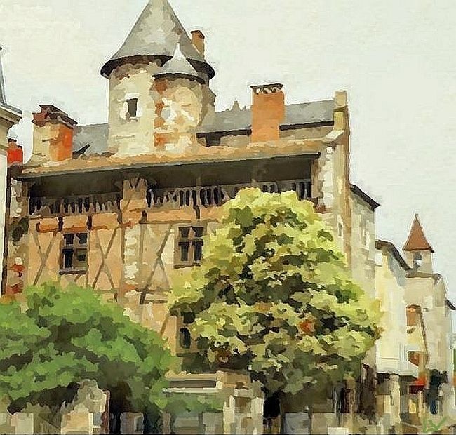 Cahors maison des Roaldes par Laura Voolu