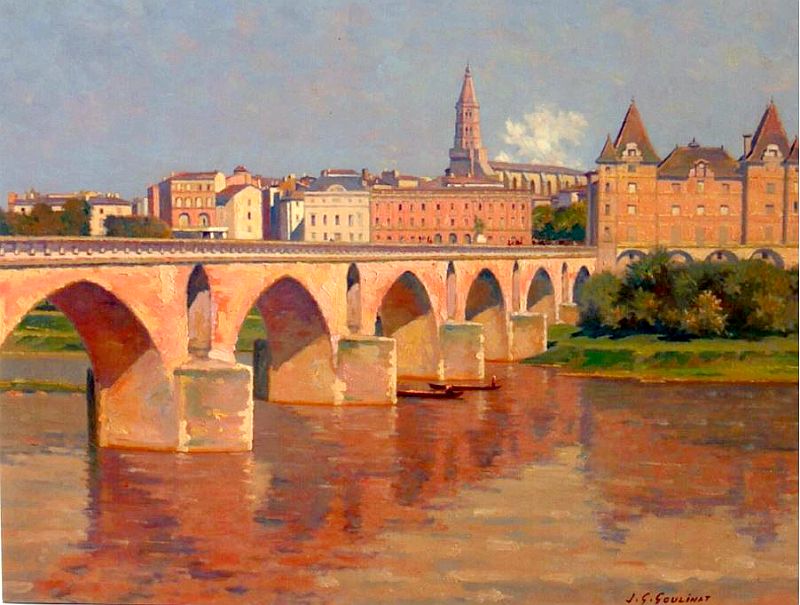 Vue de Montauban sous la pluie par Paul Signac