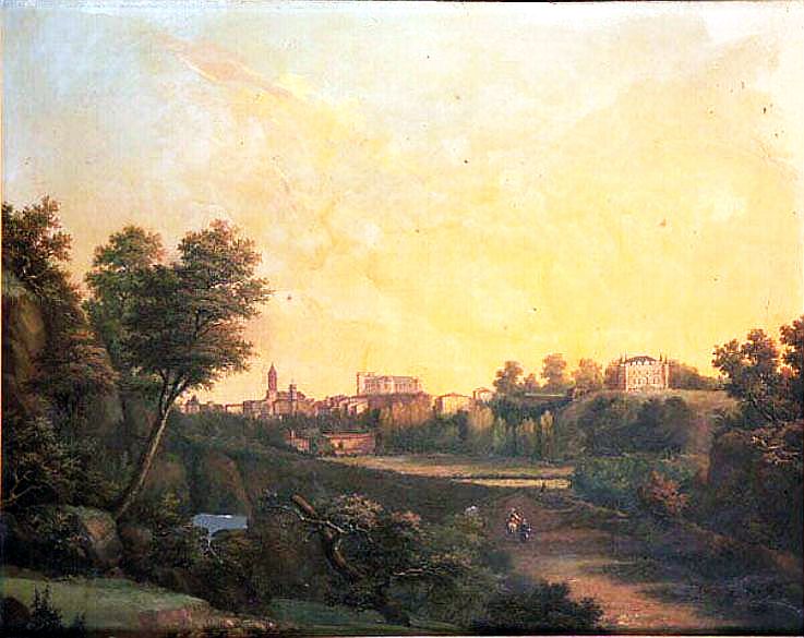 vue de montauban par leon le pere combes
