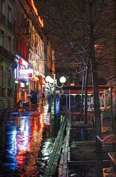 All&eacute;e Jean-Jaur&egrave;s nocturne par Christophe Giral