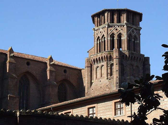 clocher de l'&eacute;glise des Augustins &agrave; Toulouse