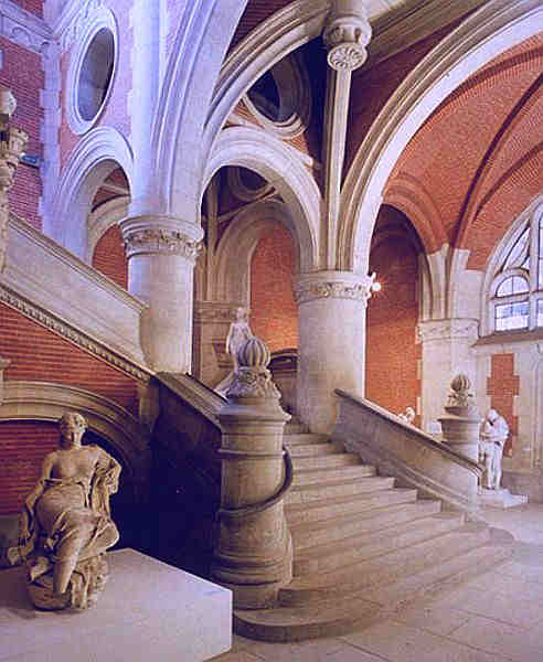 Escalier Viollet Leduc &eacute;glise des Augustins de Toulouse