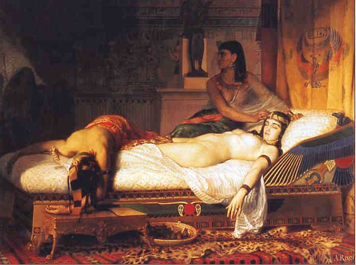 La mort de Cl&eacute;opatre par Jean Andr&eacute; Rixens