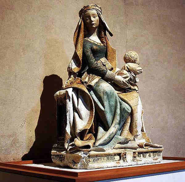 Statue de Notre Dame de  Grasse mus&eacute;e des Augustins Toulouse