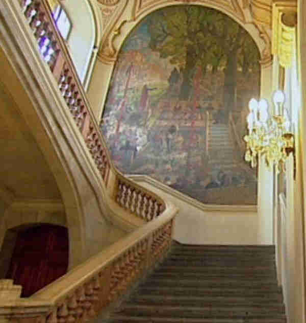 Fresque Grand escalier du  Capitole de Toulouse