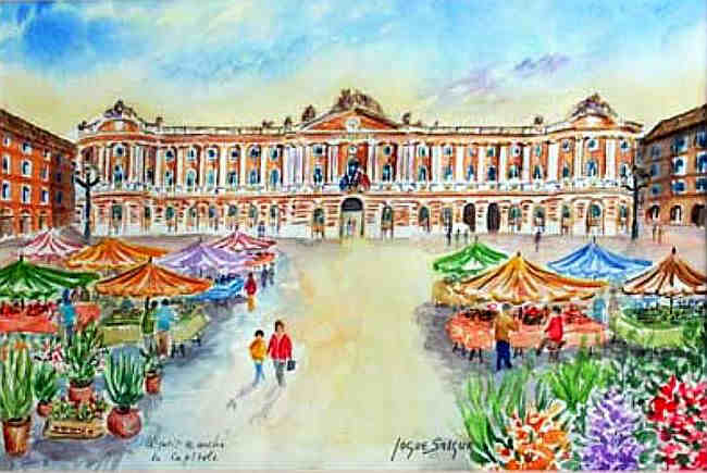 Le Capitole de Toulouse par jacques Salquespar