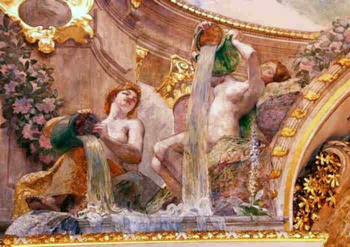 Nymphes peintes au Capitole de Toulouse