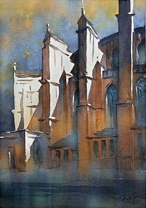 La cath&eacute;drale St-Etienne de Toulouse par Olivier Laplace