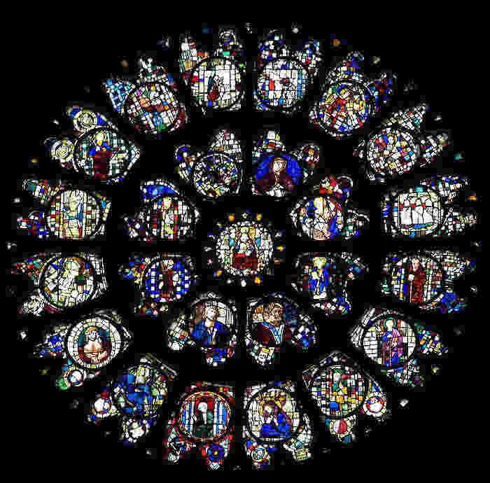 Vitrail cath&eacute;drale St-Pierre de Toulouse - stained glass Toulouse's cathedral