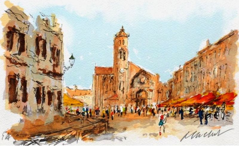 La cath&eacute;drale St-Etienne de Toulouse par Olivier Laplace