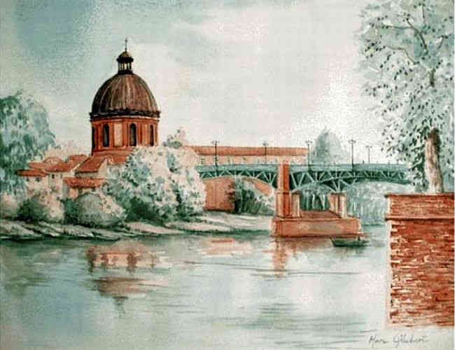 Quais de la Daurade &agrave; Toulouse par Marc Gilabert