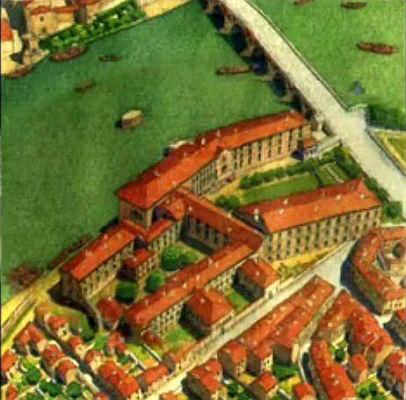 &eacute;volution de l'Hotel Dieu de Toulouse &agrave; ravers les si&egrave;cles