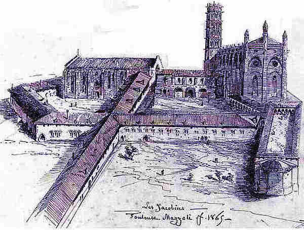 Les Jacobins de Toulouse par Mazzoli