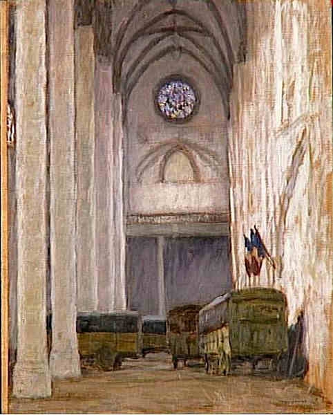 Int&eacute;rieur  des  Jacobins de Toulouse par Paul Jamot