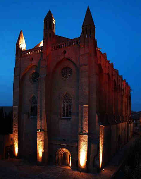 Les Jacobins de Toulouse le soir