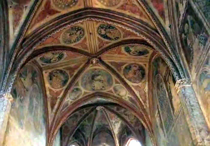 Vo&ucirc;te de la  chapelle St-Antonin  des  Jacobins de Toulouse