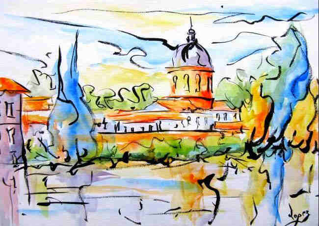 Le d&ocirc;me de la Grave &agrave; Toulouse par jean-Luc Lopez