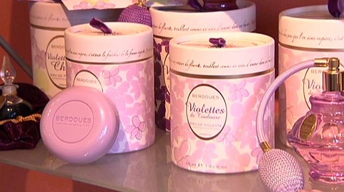 Produits &agrave; base de violettes