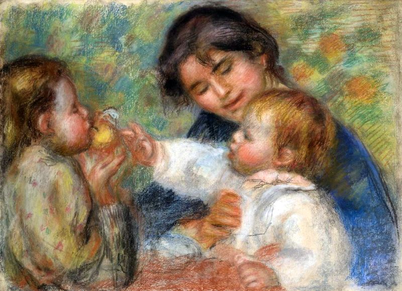 repr&eacute;sentation de la  feuille de pastel sur les corniches de l'h&ocirc;tel d'Assezat &agrave; Toulouse