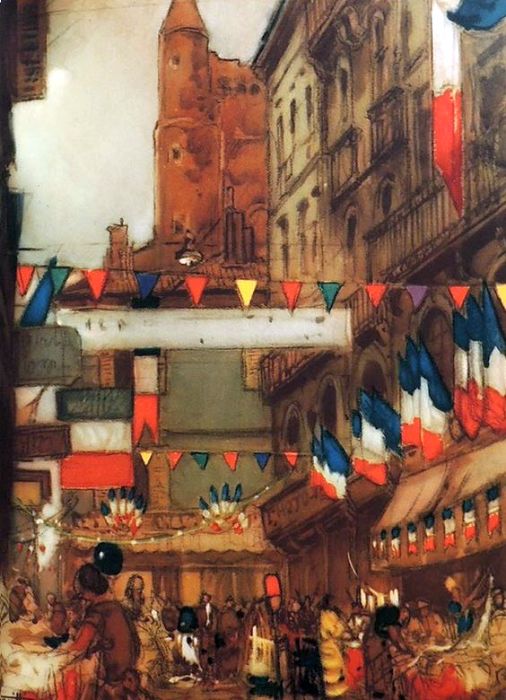 14 juillet  &agrave; Toulouse par Edouard Bouilli&egrave;re
