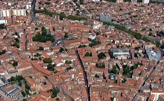 Vue de Toulouse et de St-Sernin