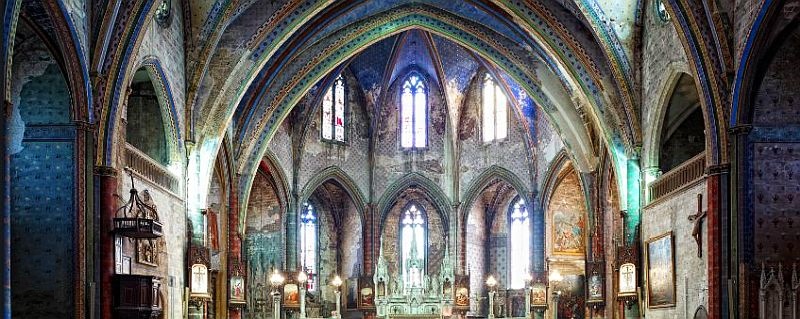 nef cathedrale de Mirepoix