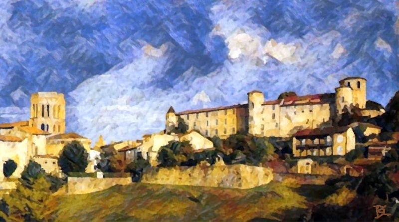 Palais des &eacute;v&ecirc;ques &agrave; St-Lizier par Dan Kopel