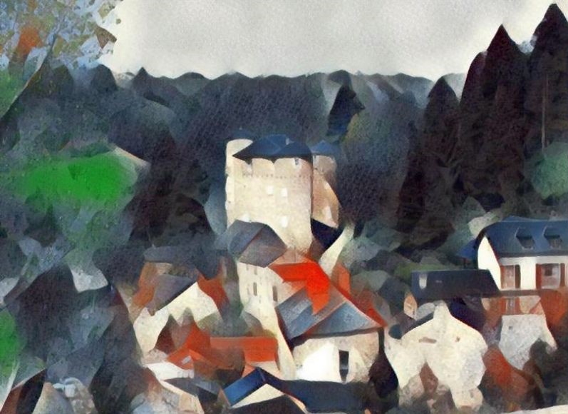 Saint L&eacute;ons et son ch&acirc;teau par Dan Kopel