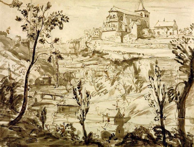 Bozouls by James Dickinson Innes