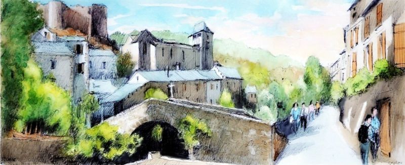 Brousse le Ch&acirc;teau par Guy Moll