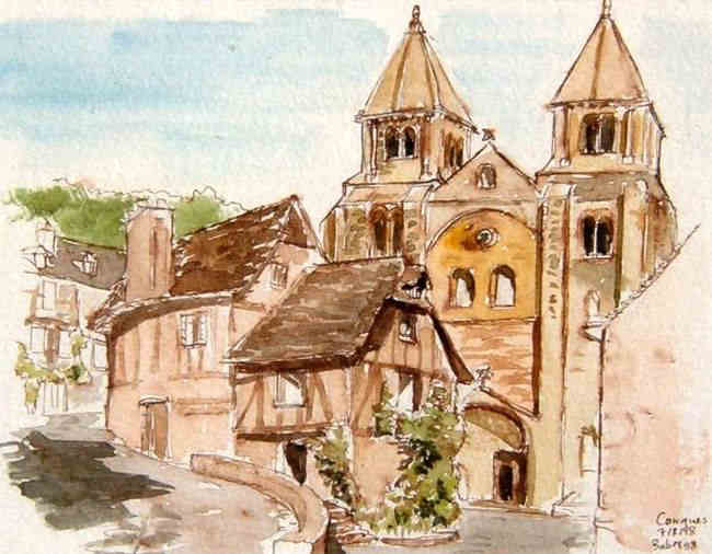 Conques par Elisabeth Masset