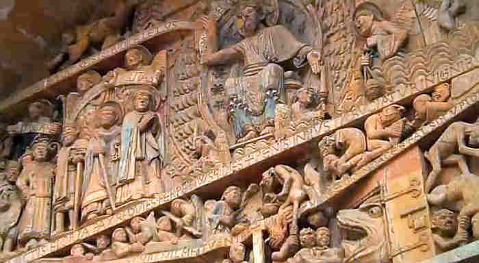 tympan de la basilique de Conques