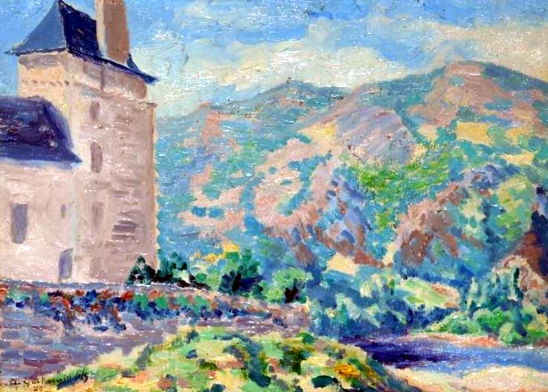 Entraygues sur Tuy&egrave;re par Armand Guillaumin