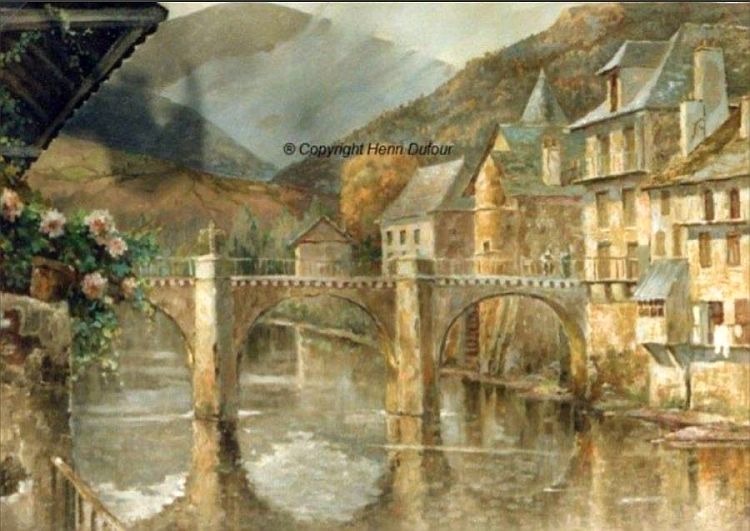 St-Geniez d'Olt par Henri Dufour