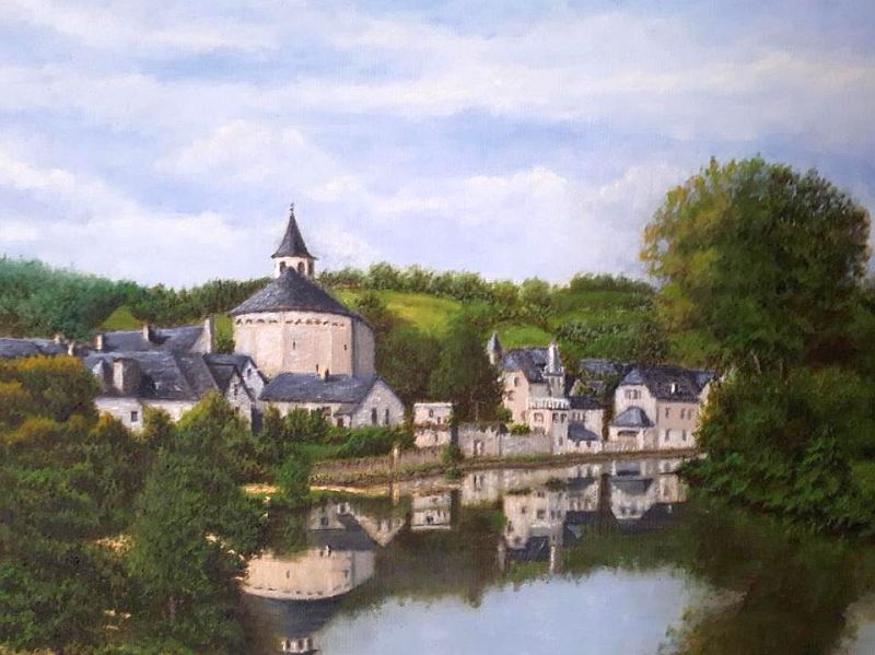 Sainte Eulalie d'Olt par Jacky Albagnac