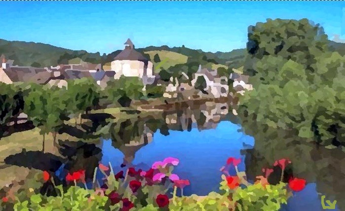 Sainte Eulalie d'Olt  par Laura Voolu