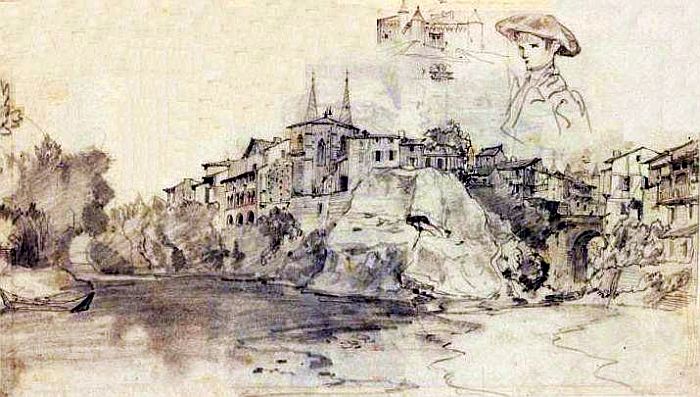 Caz&egrave;res par Nicolas Marie Joseph Chapuy