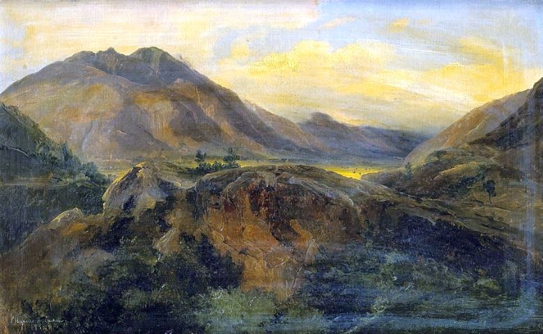 Bagn&egrave;res de Luchon par Jules Coignet