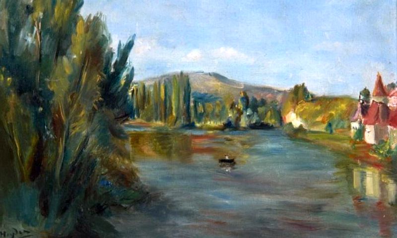 La Dordogne  &agrave; Meyronne par Henri Hayden