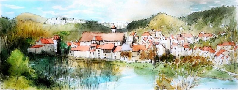 Marcilhac sur C&eacute;l&eacute; par Guy Moll