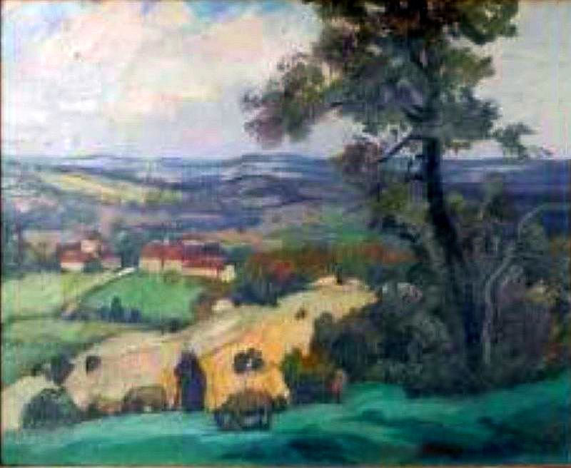 Paysage du Loc par Marcel Bach