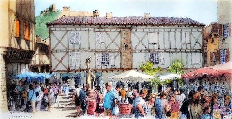 Saint C&eacute;r&eacute; par Guy Moll