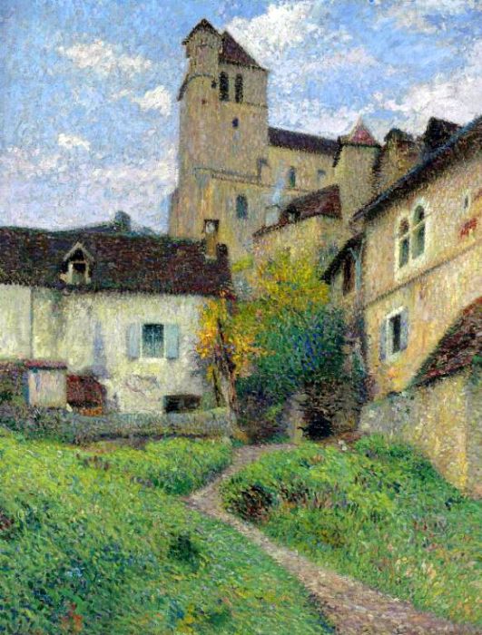 St-Cirq Lapopie by Henri Martin