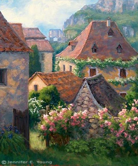 St-Cirq Lapopie by Jennifer Young