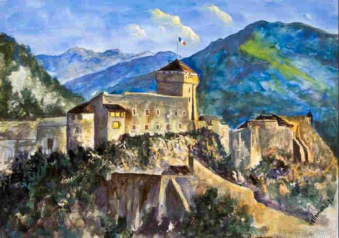 ch&acirc;teau de Lourdes par Yves lallemand