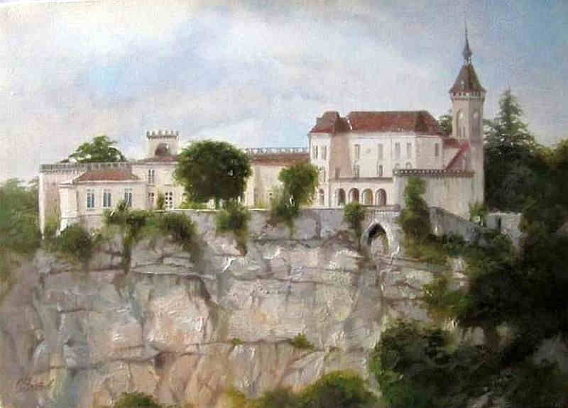 Rocamadour, le ch&acirc;teau par Sergey Akopov