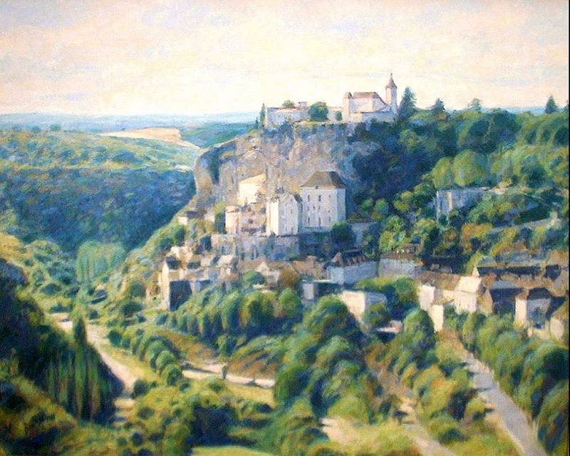 Aquarelle Rocamadour