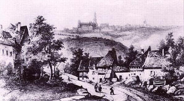 lithographie Rodez 1838